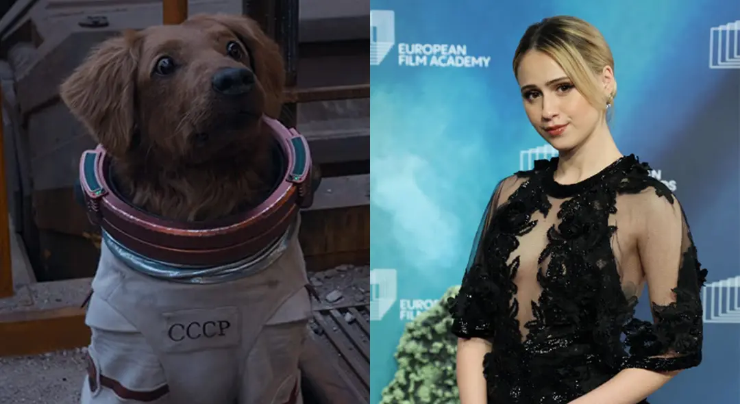 Maria Bakalova as Cosmo the Spacedog in Guardians of the Galaxy Vol 3 Movie (2023)
