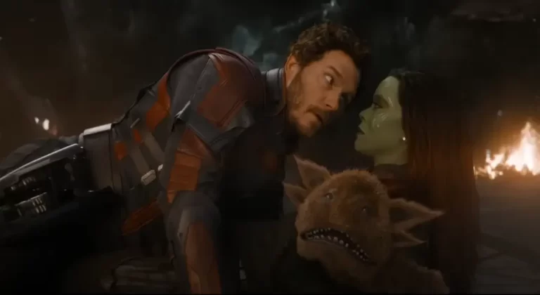 Chris Pratt, Zoe Saldana in Guardians of the Galaxy Vol 3 Movie (2023)