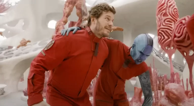 Chris Pratt, Karen Gillan in Guardians of the Galaxy Vol 3 Movie (2023)
