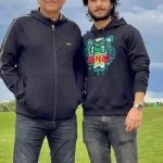 Actor Haroon Kadwani with his father Abdullah Kadwani