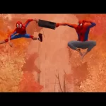 Shameik Moore, Jake Johnson in Spider-Man Across the Spider-Verse Movie (2023)