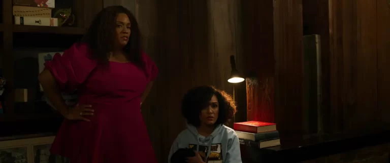 X Mayo, Grace Byers in The Blackening Movie (2023)