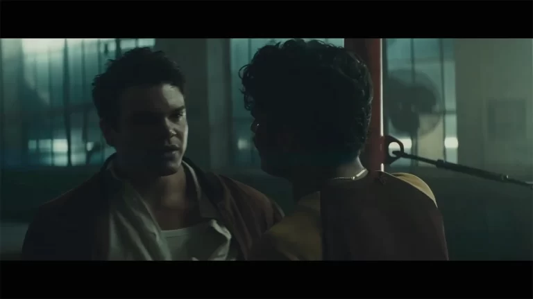 Josh Andres Rivera, Dakota Shapiro in The Hunger Games: The Ballad of Songbirds and Snakes Movie (2023)