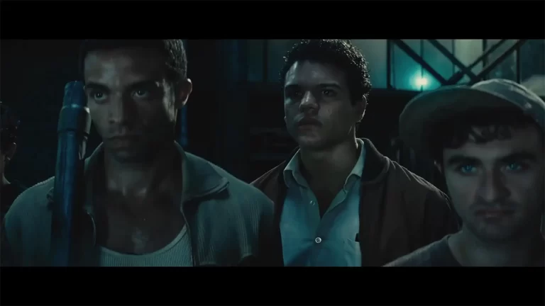 Carl Spencer, Josh Andres Rivera in The Hunger Games: The Ballad of Songbirds and Snakes Movie (2023)