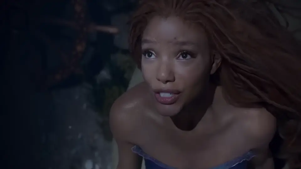 Halle Bailey as Ariel in The Little Mermaid Live-Action Movie (2023)