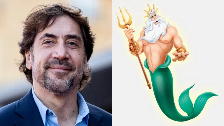 Javier Bardem as King Triton in The Little Mermaid Live-Action Movie (2023)