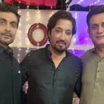 Saud, Aly Khan and Sahood Alvi in Mohabbat Satrangi cast