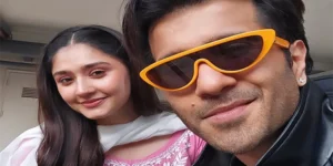 Feroze Khan Shares BTS Picture from Upcoming Drama Sanwal Yaar Piya