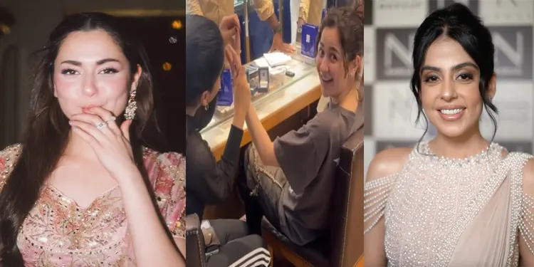 Hania Aamir and Yashma Gill Engagement Video