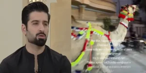 Muneeb Butt Qurbani Camel Runs Away – Actor Makes Special Appeal to Fans