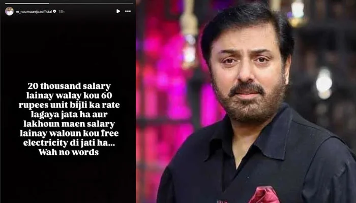 Nauman Ijaz Instagram Electricity Bills