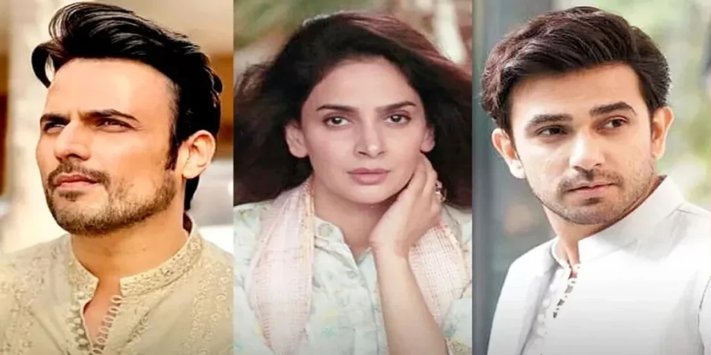 Saba Qamar and Ali Ansari and Usman Mukhtar Drama Moamma