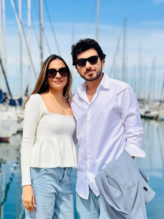 Divyendu Sharma with his Wife Akanksha Sharma