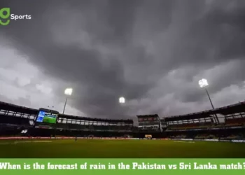 When is forecast of rain in Pakistan vs Sri Lanka match