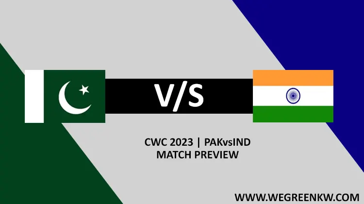 PAK vs IND World Cup 2023